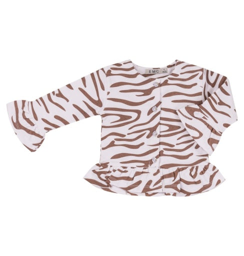ZEBRA STRETCH FLEECE JACKET