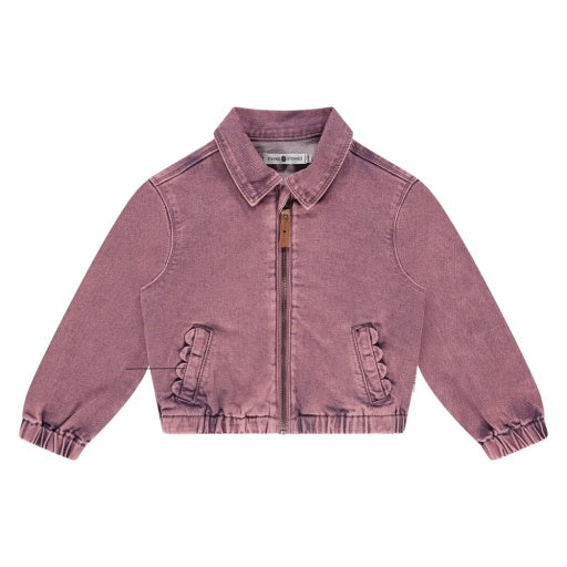 GIRLS COLORED DENIM JACKET