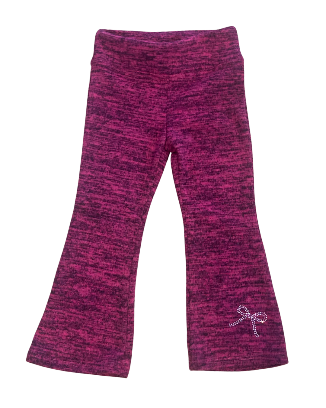 Hot Pink Cashmere Flare Legging