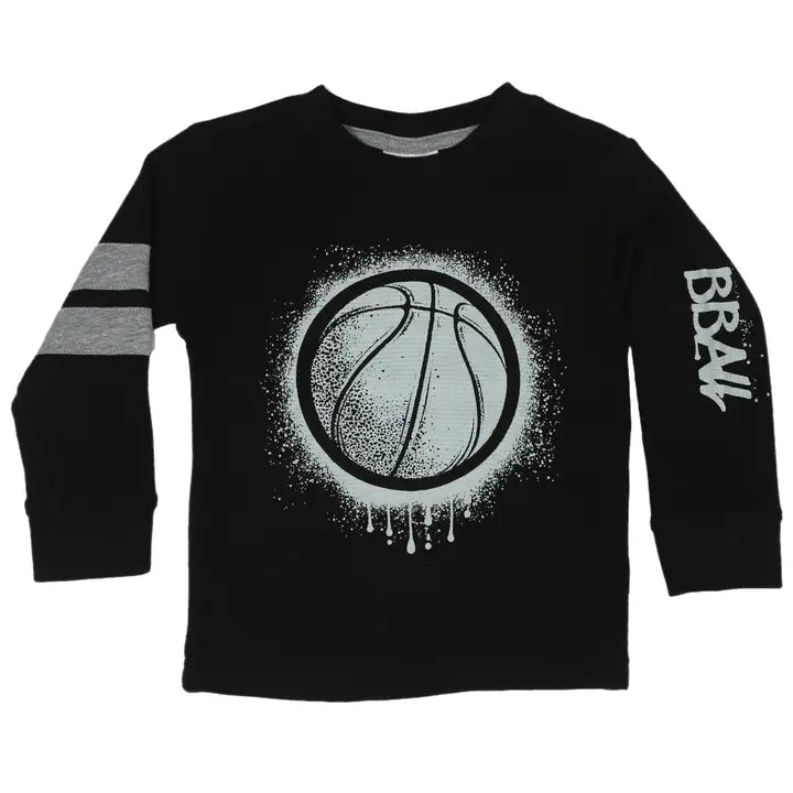 Bball Thermal Tee - Black