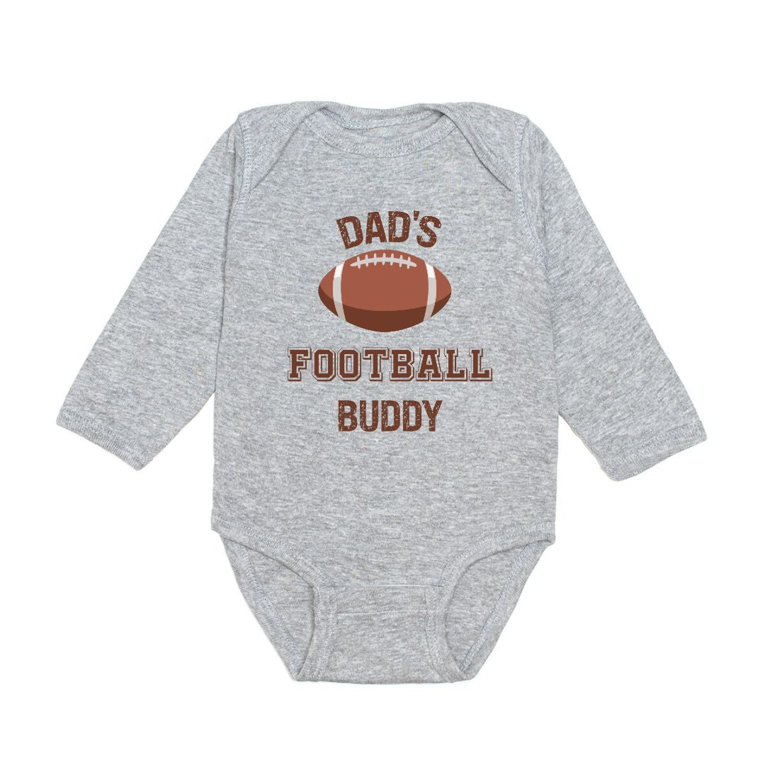 Dad's Football Buddy Long Sleeve Bodysuit