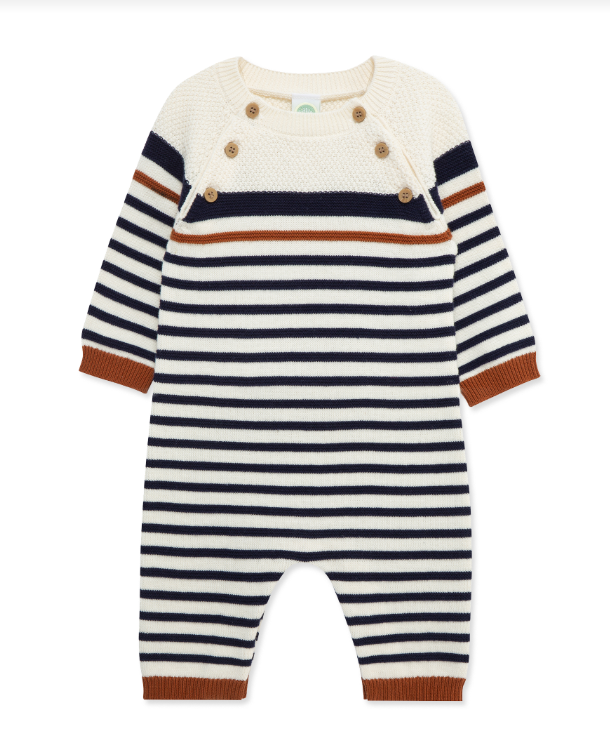 Block Stripe Coverall