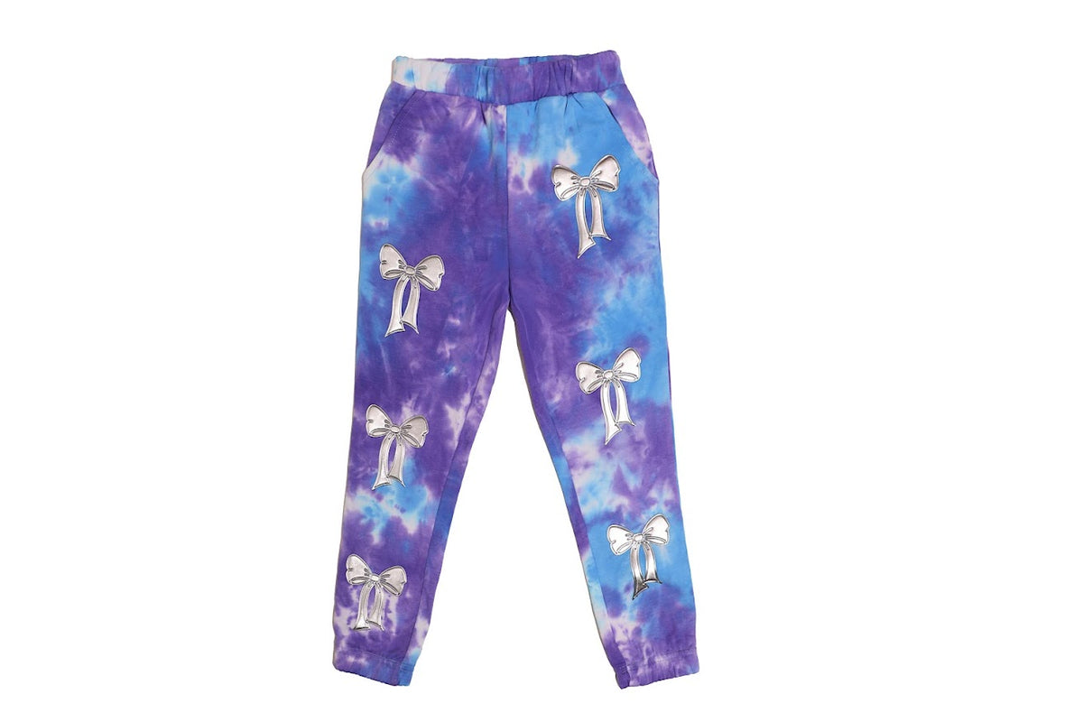 Purple Bow Sweatpants