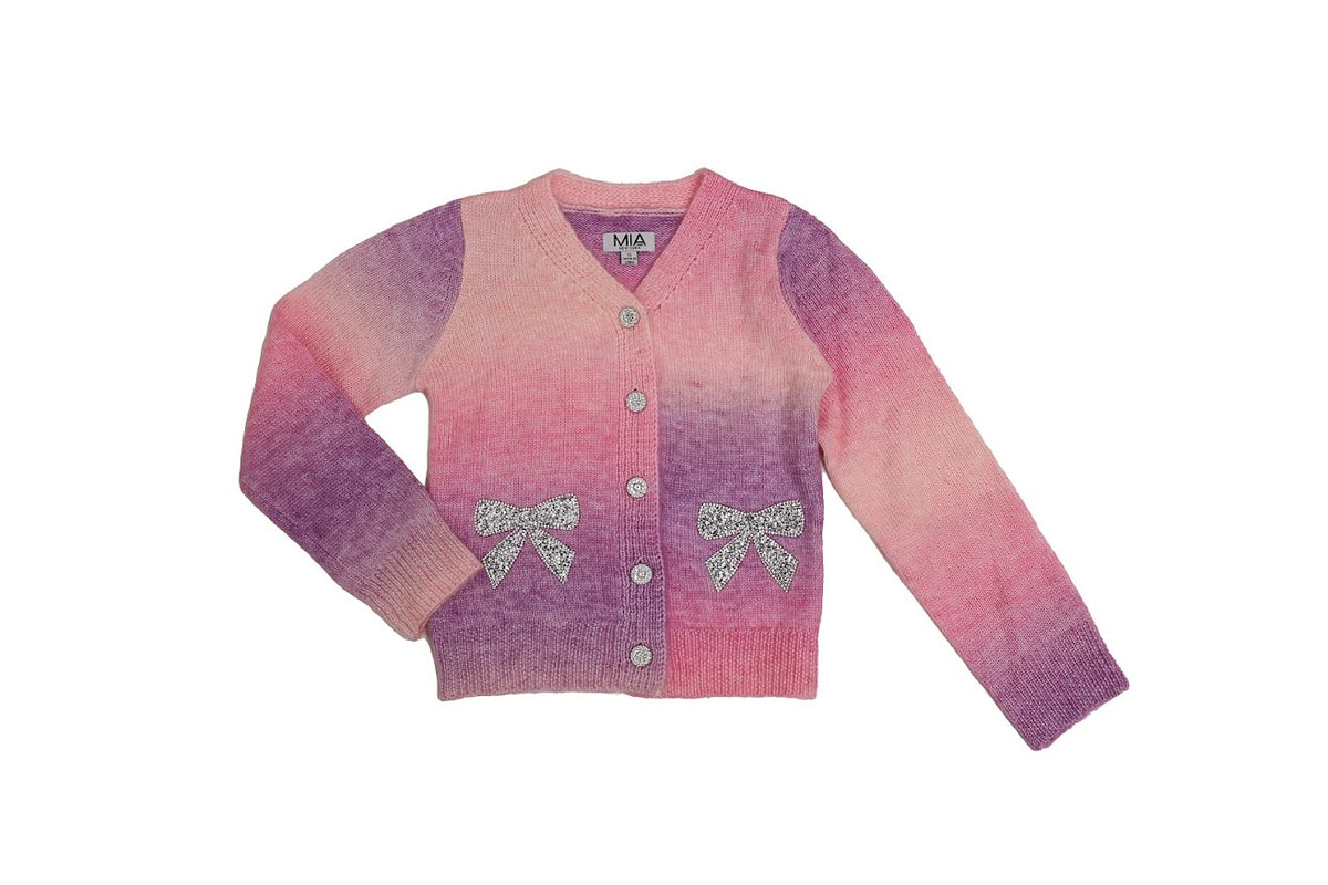Pink Ombre Cardigan
