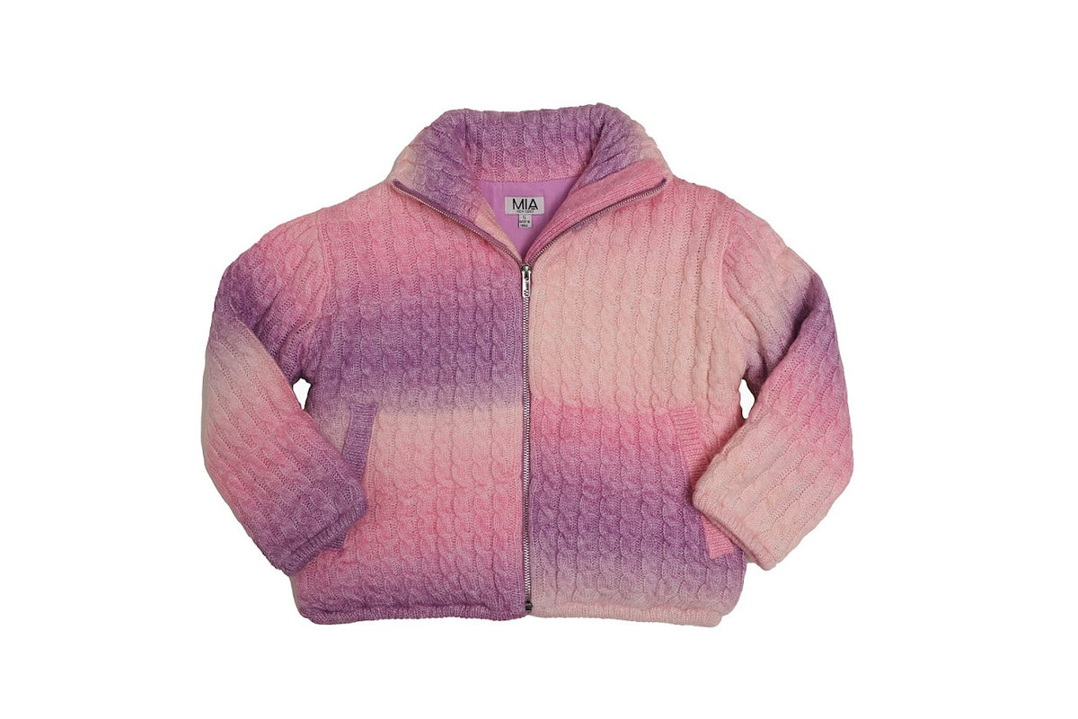 Pink Sweater Jacket