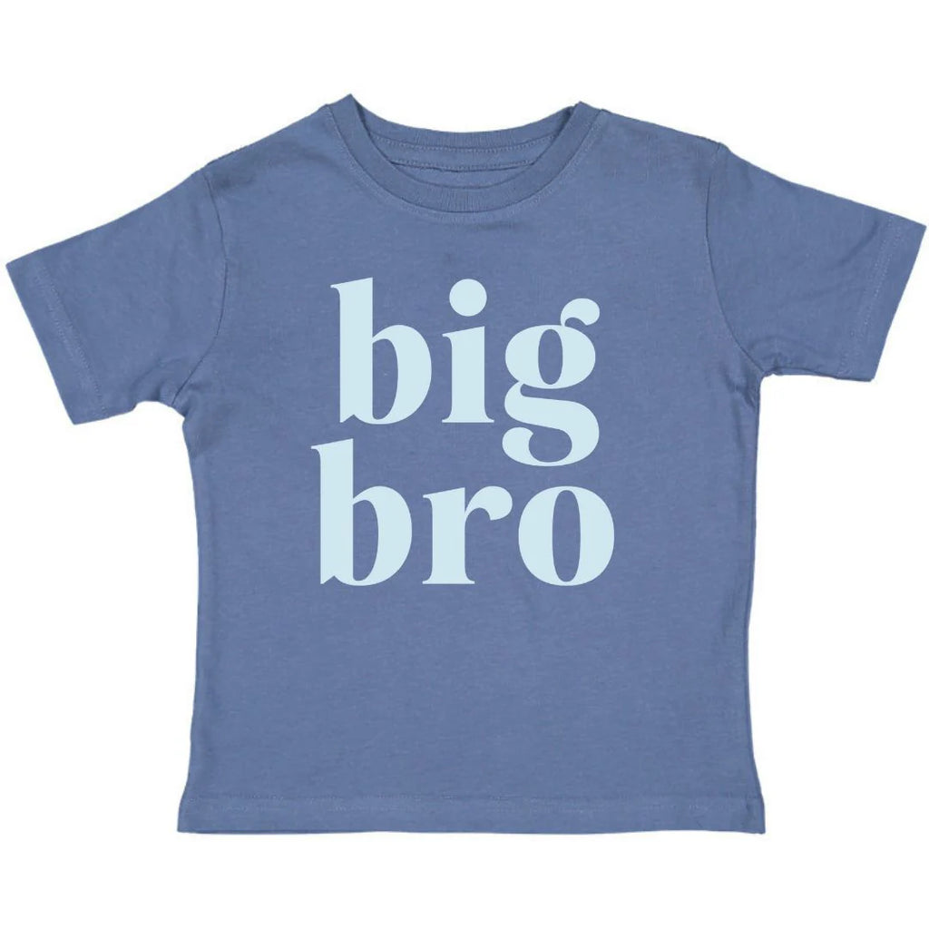 L'Appartement 【BROTHER BROTHER】 S/S TEE Big Bro SS T-Shirt- Indigo – My Darling Jeans