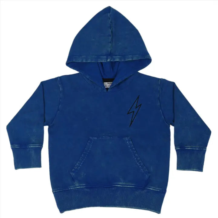 Bolt French Terry Hoodie - Cobalt