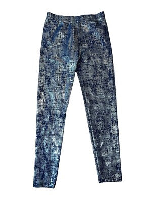 Denim Silver Lame