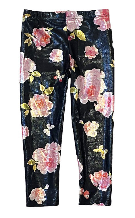 Velvet Roses Legging- Black