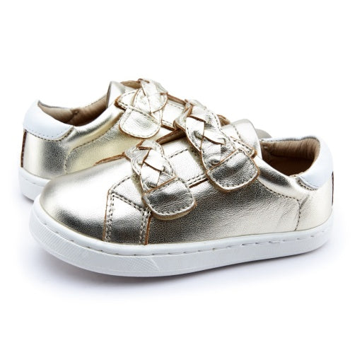 Girls store metallic sneakers