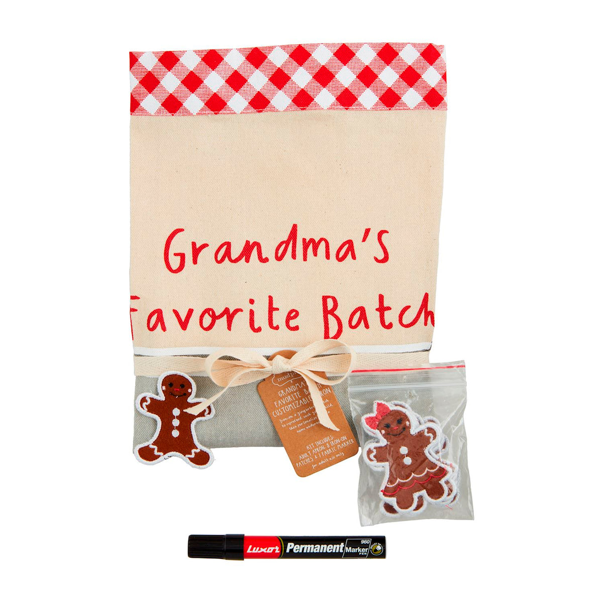 Grandma's Favorite Batch Apron Kit Iron-on Patch