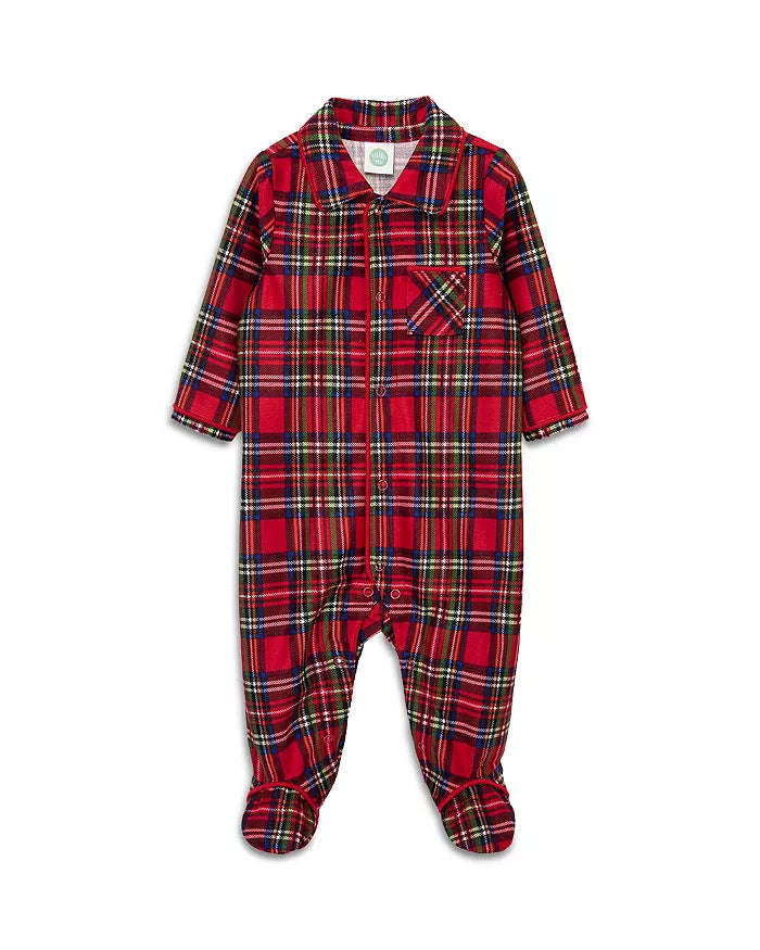 Boy Plaid Footie