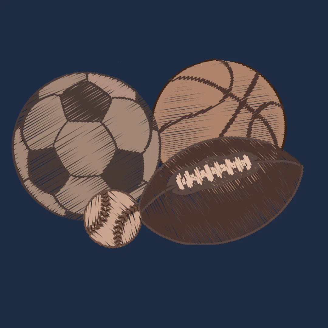 SPORTS - NAVY - FRENCH TERRY SET W/ EMBROIDERY 2.0