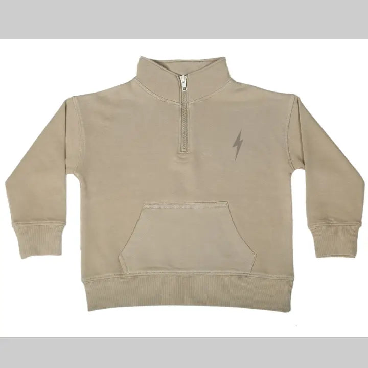 Stone 1/4 Zip Pull Over