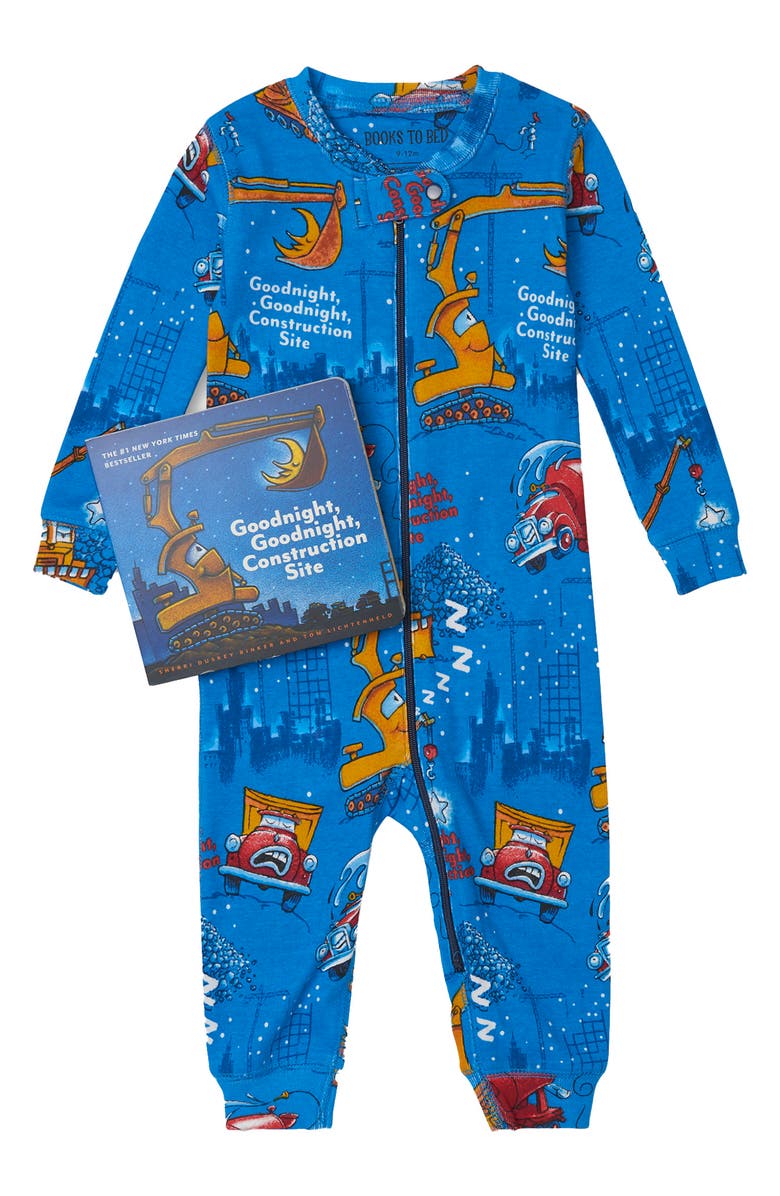 Goodnight Construction Site- Baby Coverall & Book Box Set