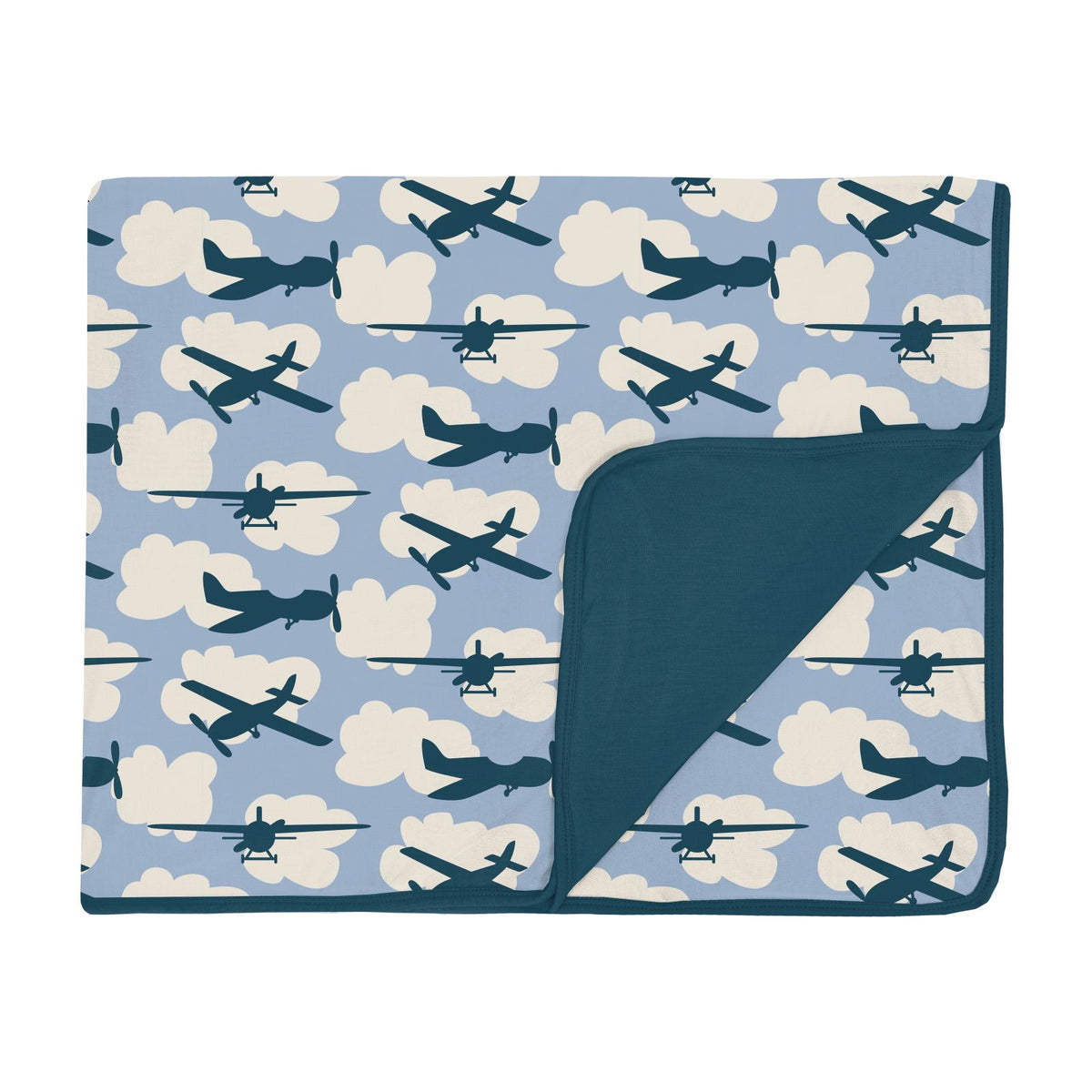 Print Toddler Blanket (Pond Airplanes- One Size)