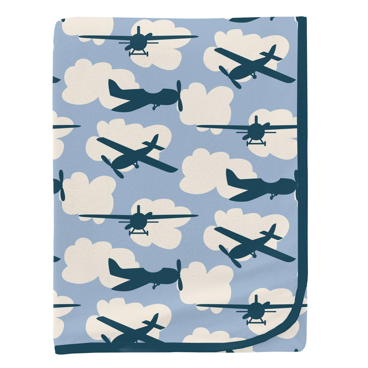 Print Swaddling Blanket (Pond Airplanes - One Size)