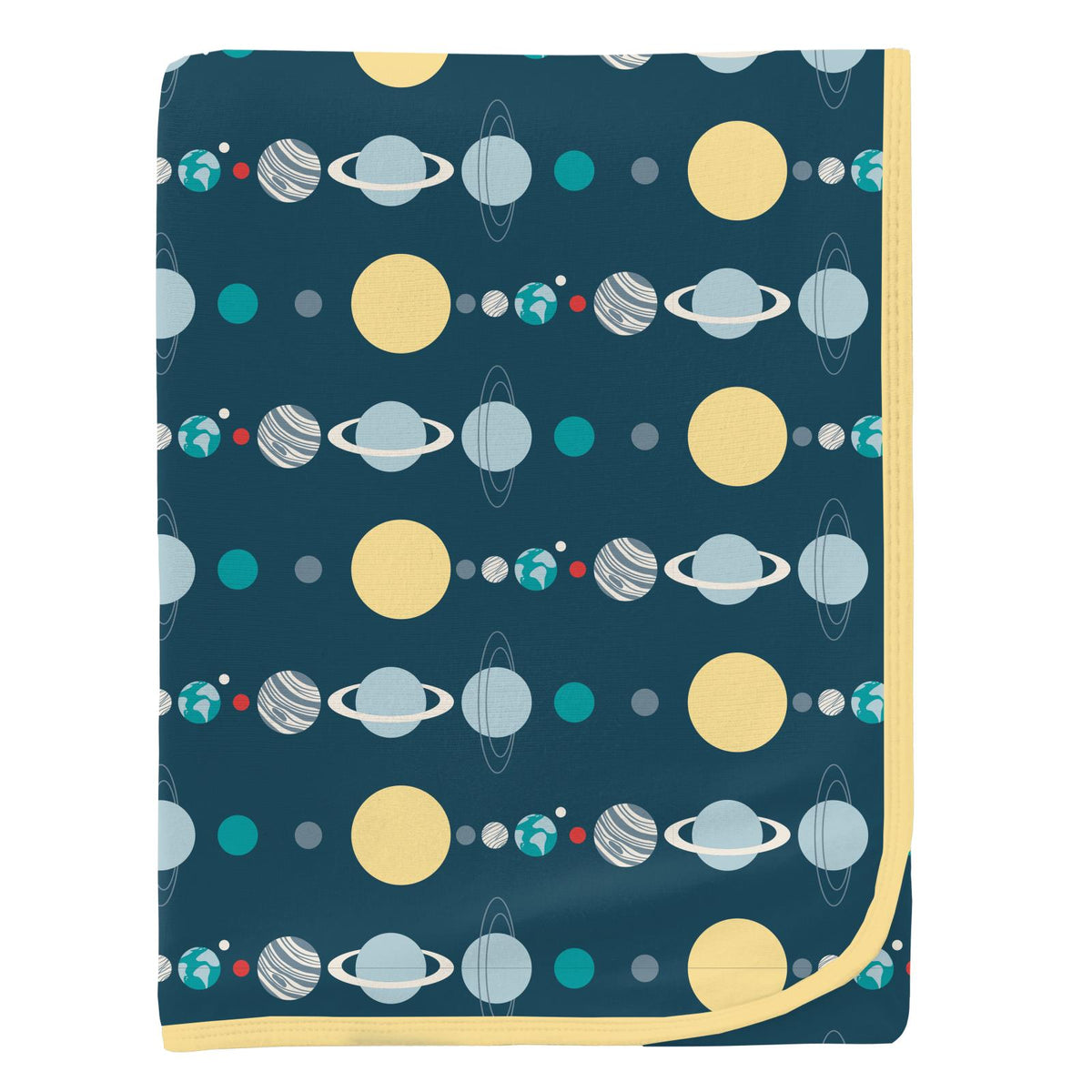 Print Swaddling Blanket (Peacock Planets - One Size)