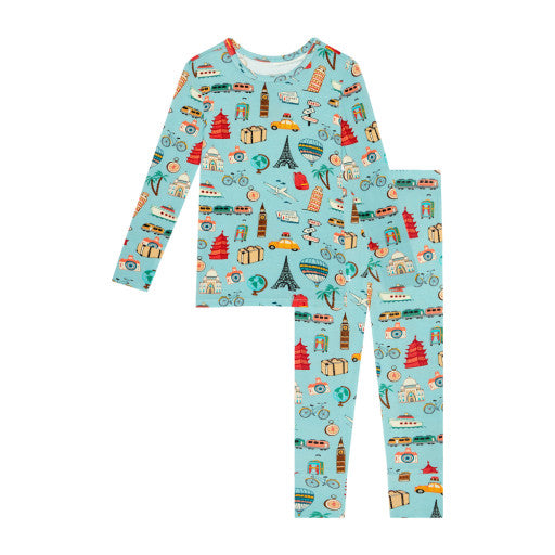 Around the World - Long Sleeve Basic Pajama