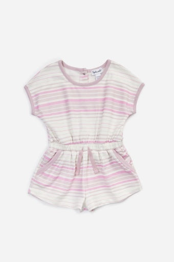 PAINTERLY STRIPE ROMPER