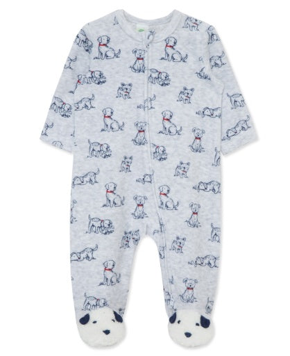 Puppy Print Footie