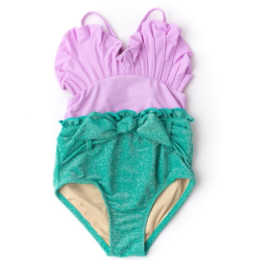 h2o appear & shimr mermaid 1pc - purple & green