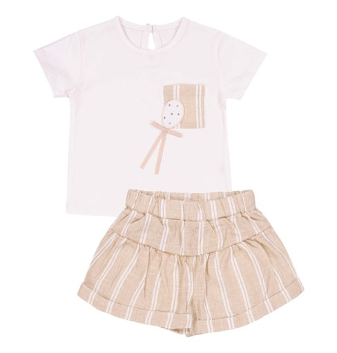 STRETCH JERSEY AND COTTON-LINEN SET