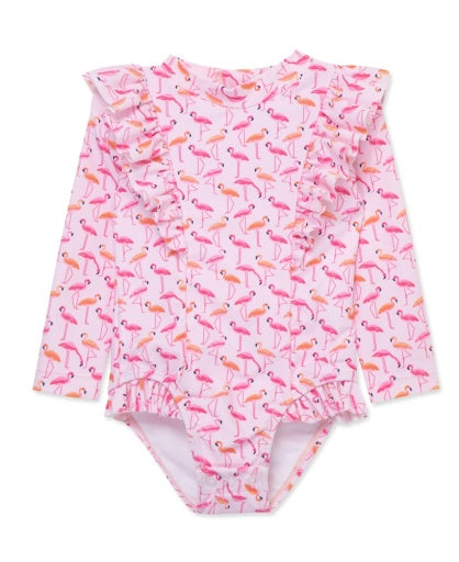 flamingo 1pc rashguard