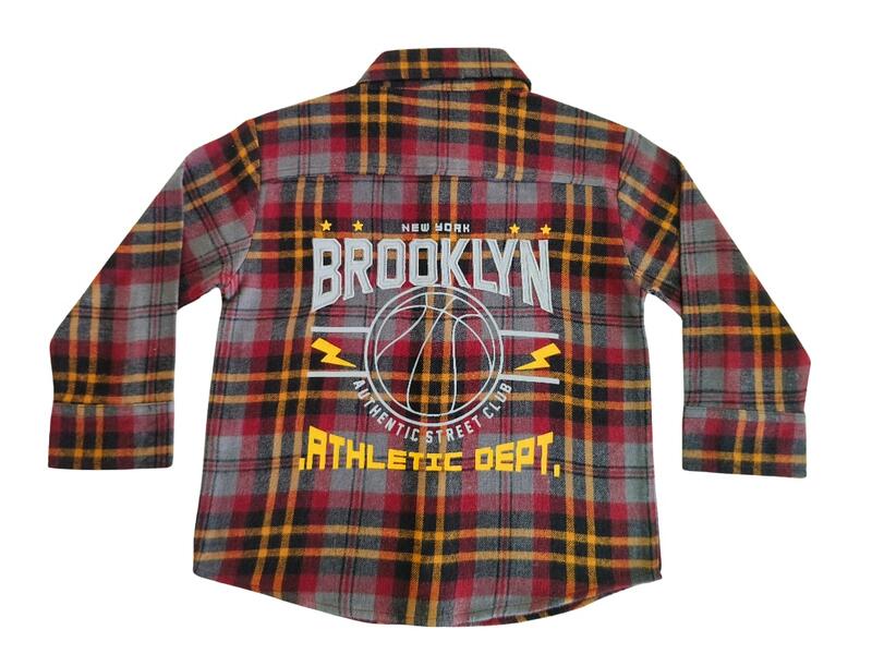 Brooklyn Athletic Flannel- Red