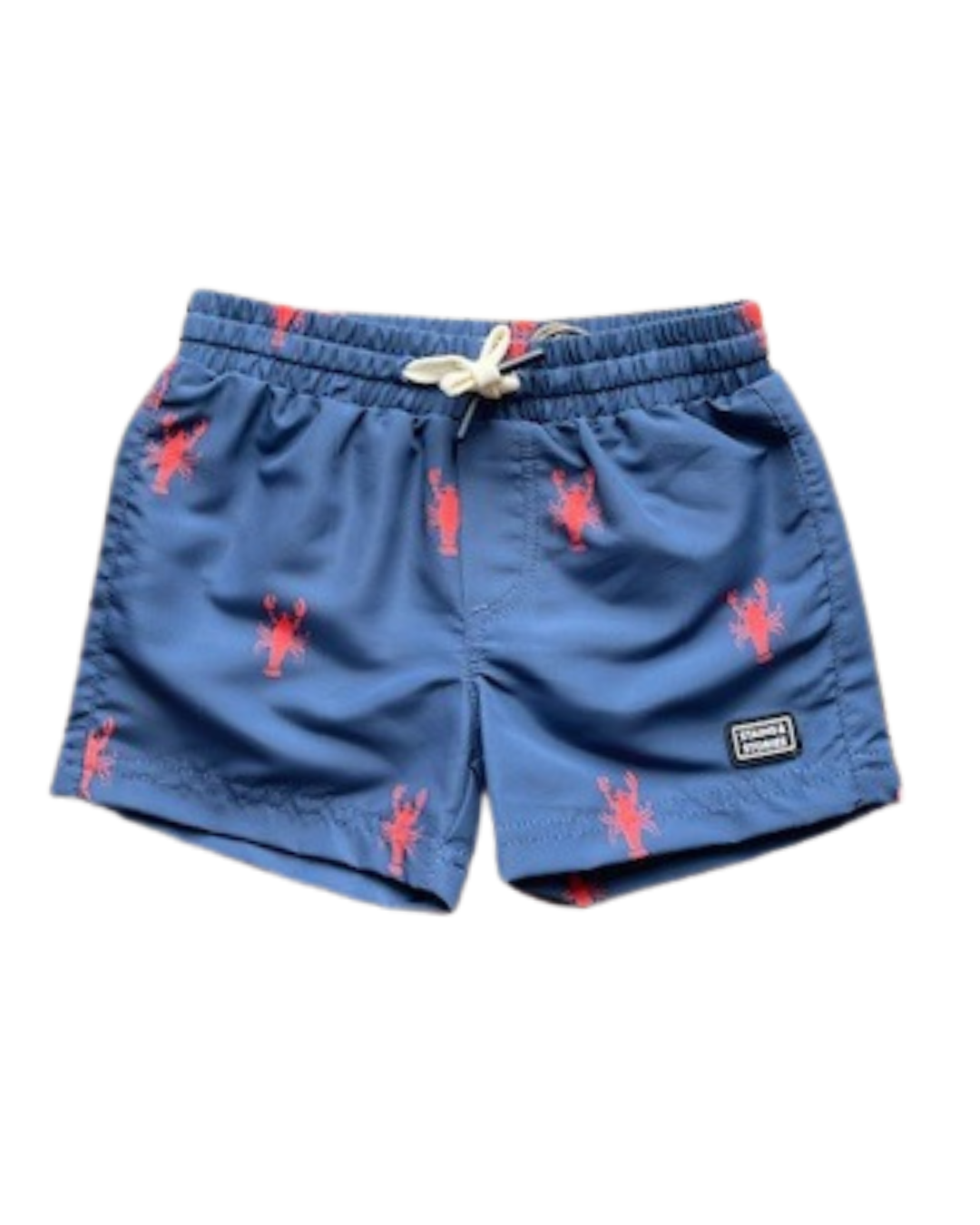 Navy Swim Short w/Lobsters