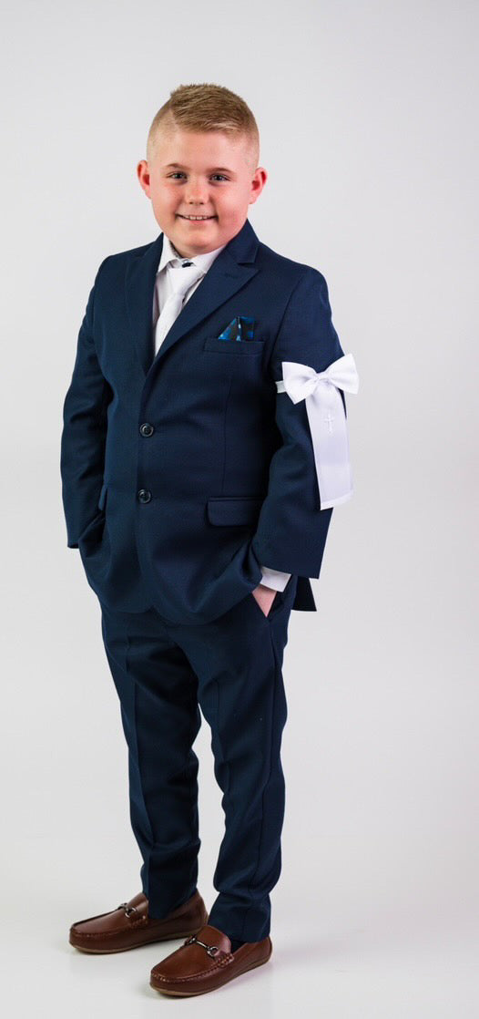 Boys 3PC. Blue Communion Suit