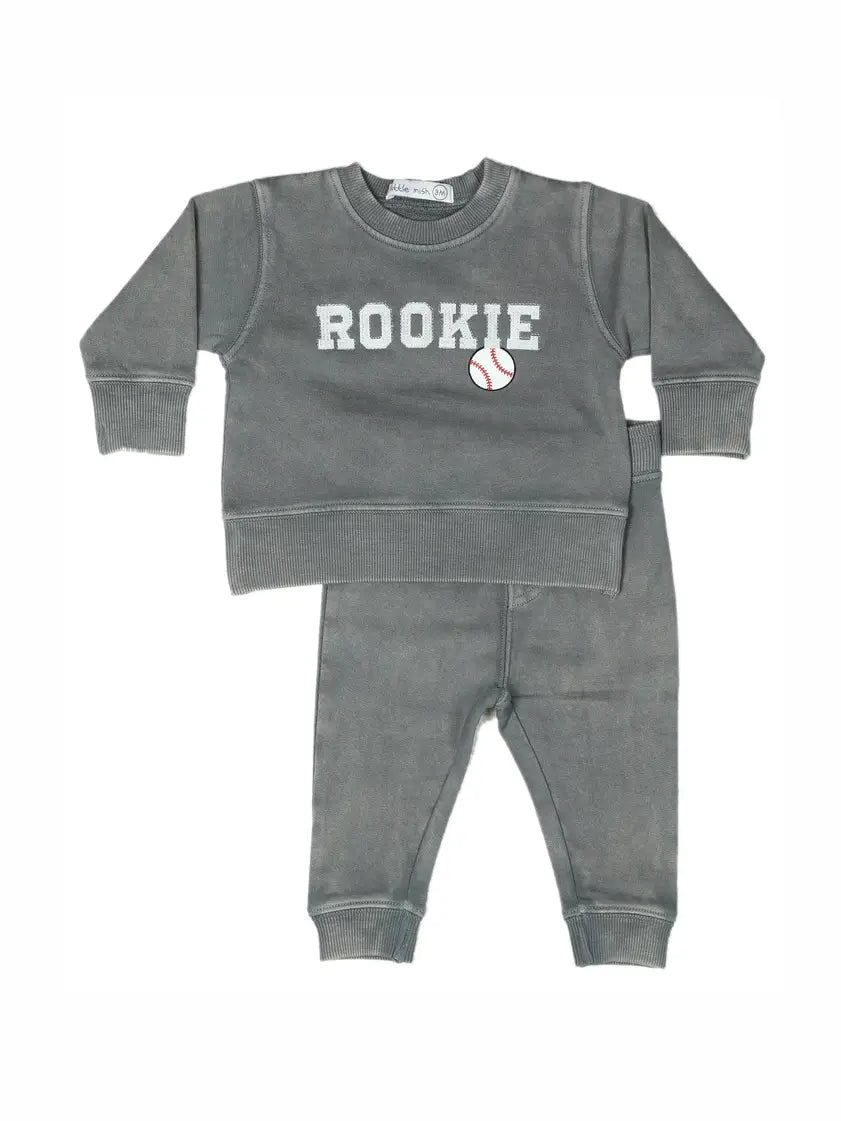 Sporty Words Rookie Set- Coal