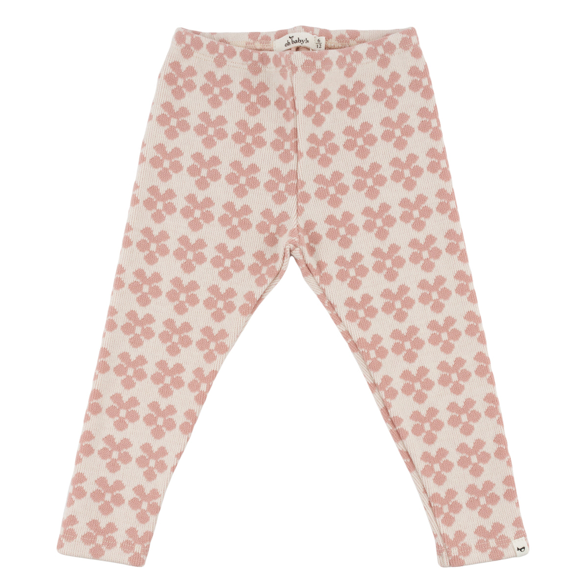 Mod Flowers Legging-Blush