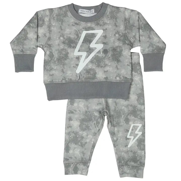 BOLT BURN OUT 2 PC SET, GREY