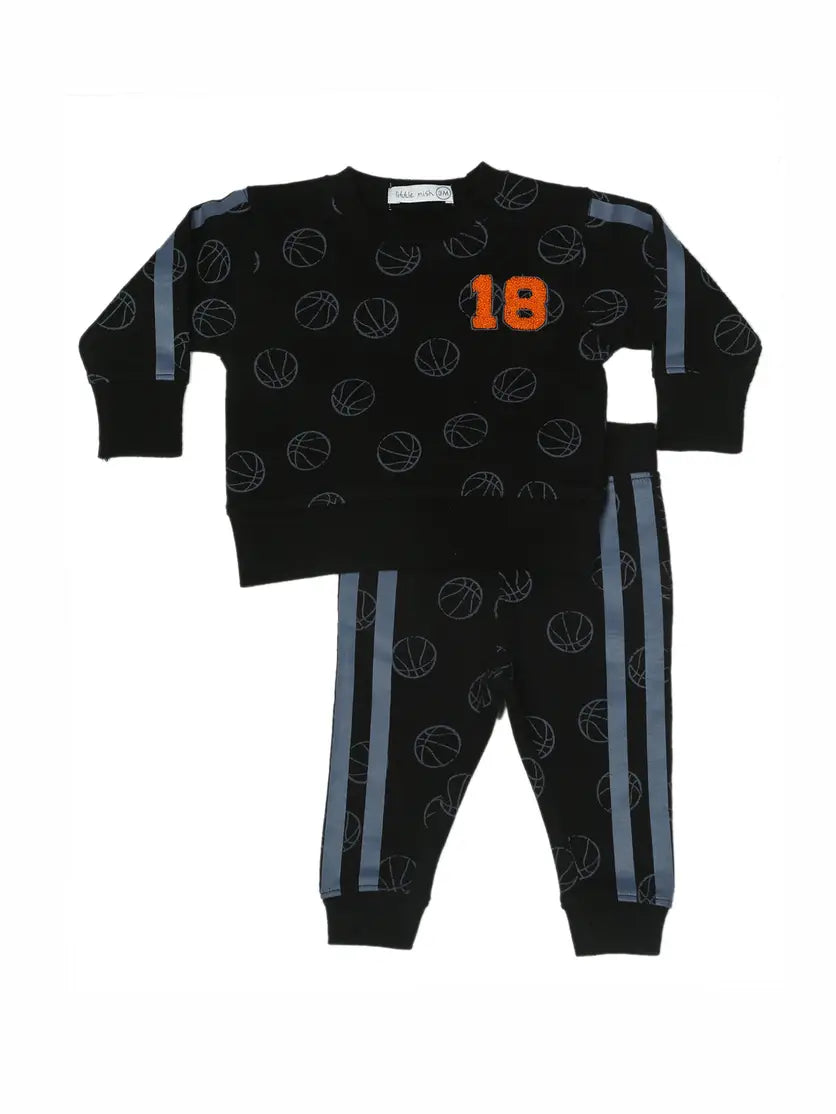 Black Basketball Set