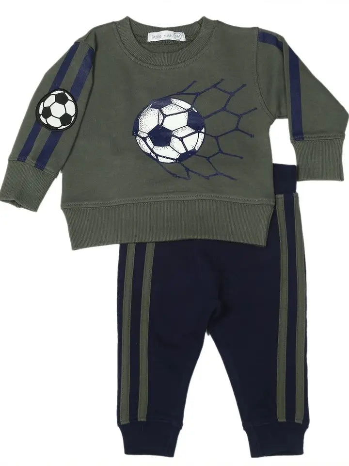 Olive Green Soccer MVP Set