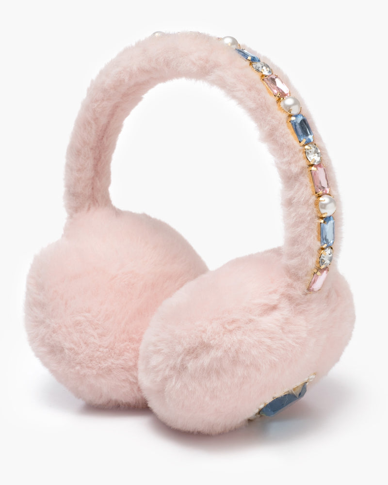 Cotton Candy Jeweled Ear Muffs