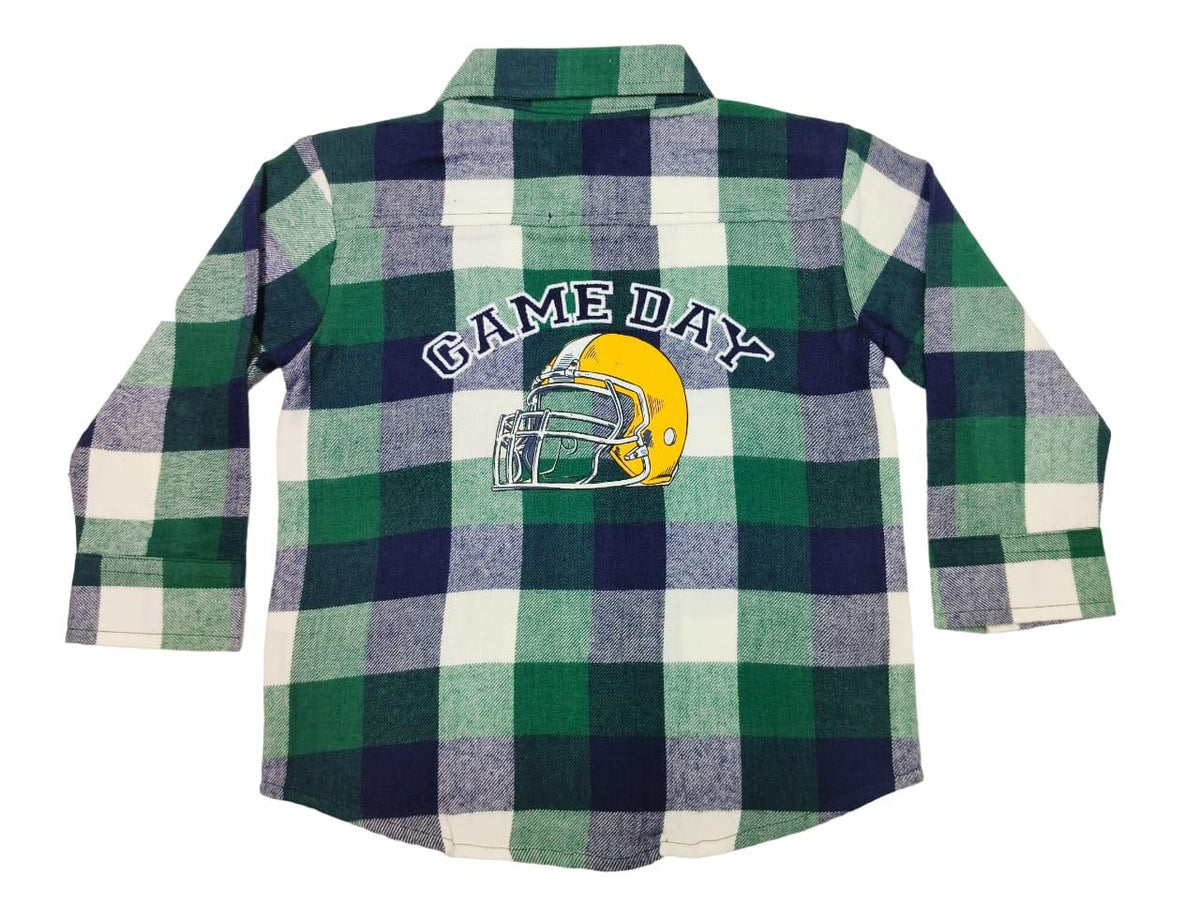 Game Day Flannel- Hunter