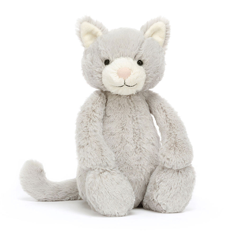 Bashful Grey Kitty Medium