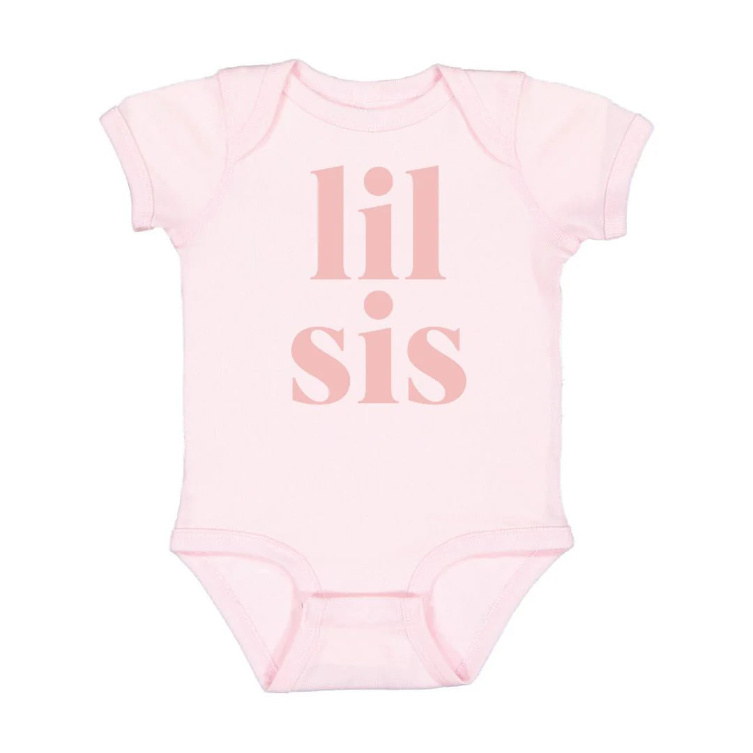 Lil Sis SS Bodysuit-Ballet