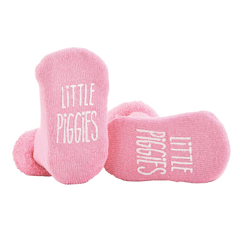 Little Piggies Pink Socks