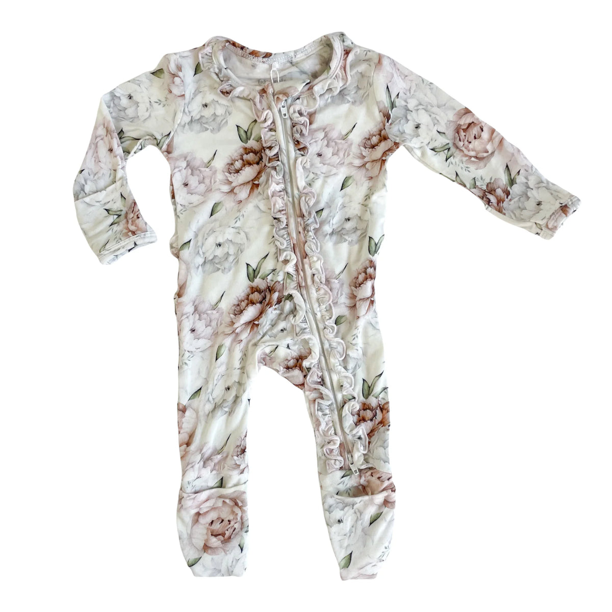 Floral Dreams Zip Footie