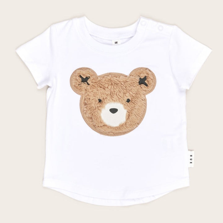 White Furry Huxbear T-Shirt