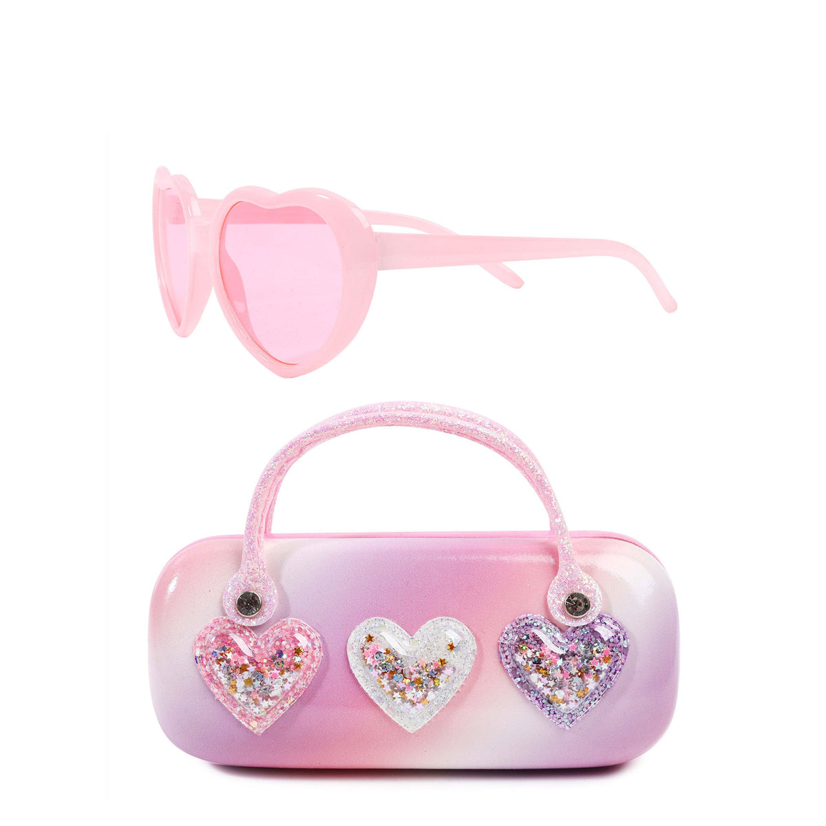 Confetti Hearts Sunglasses & Case