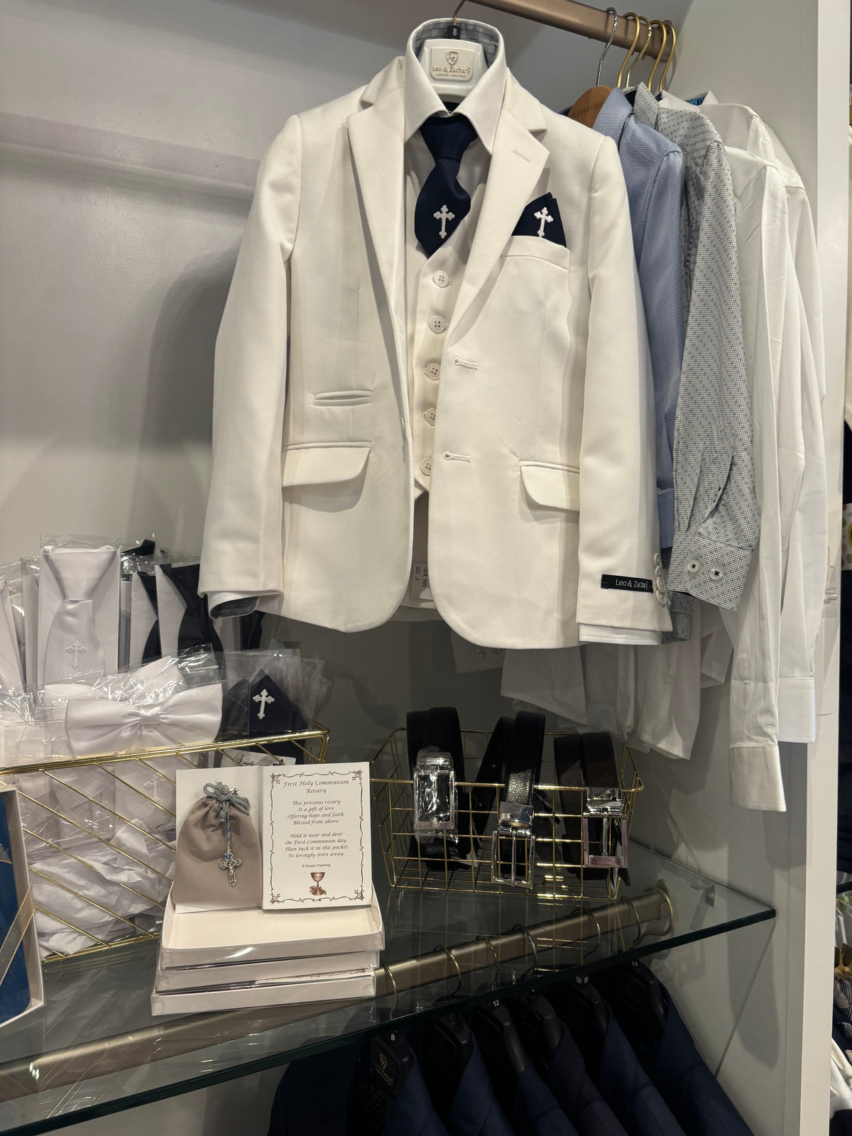 Boys 3PC. White Suit