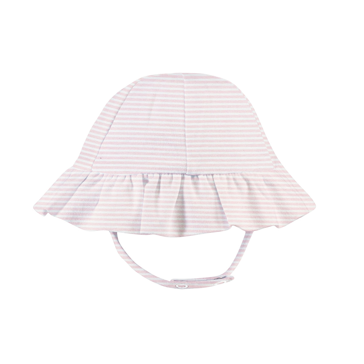 Pink Stripes Printed Sun Hat