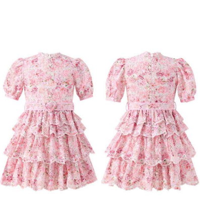 Julietta Cotton Embroidered Mini Dress (Baby)