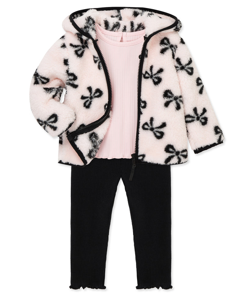 Bow 3Pc Sherpa Set