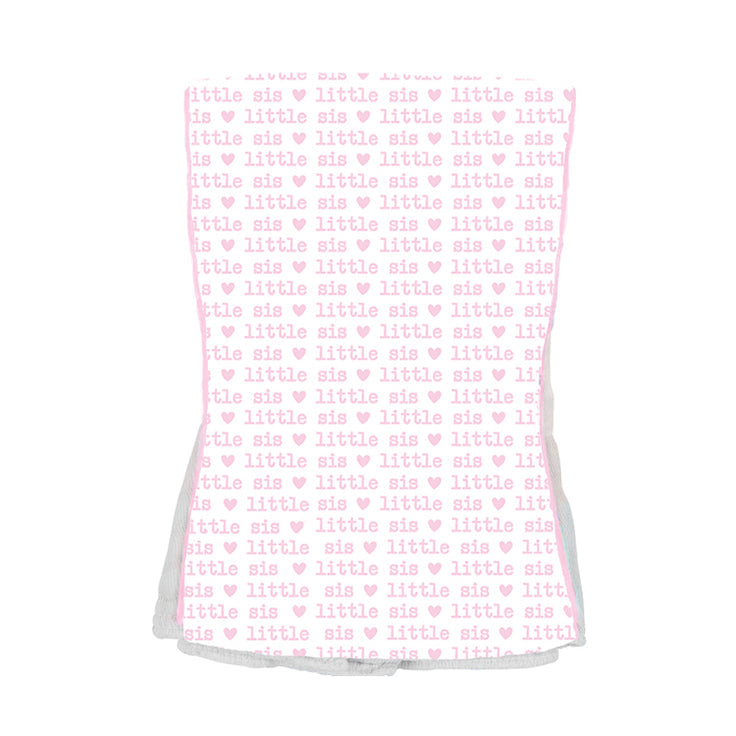 Little Sis Burp Cloth