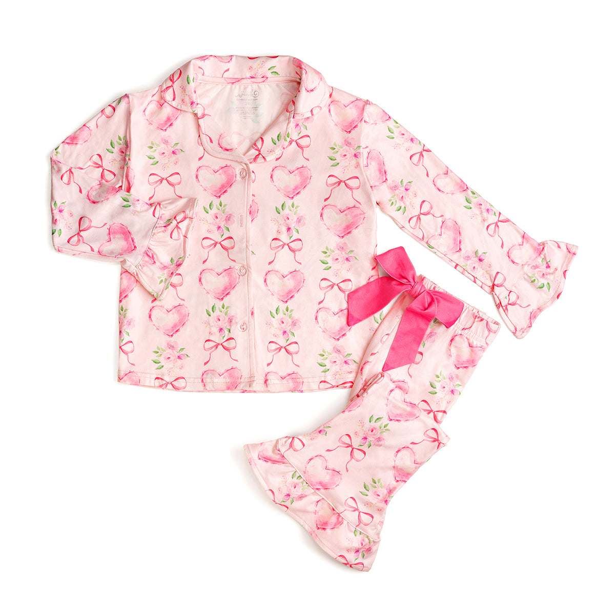 Heart Floral Trellis Valentine's Day Lounge Set
